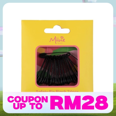 MIINE Safety Pin Black 24s