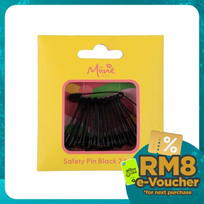 MIINE Safety Pin Black 24s