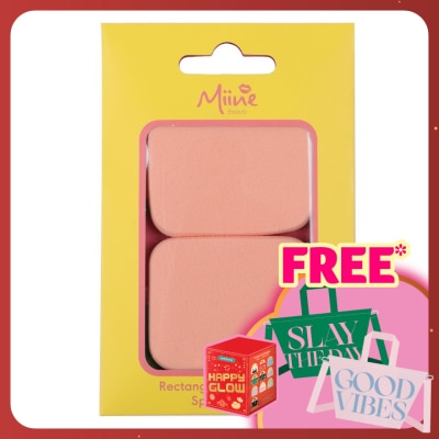 MIINE Rectangle Foundation Sponge 2s