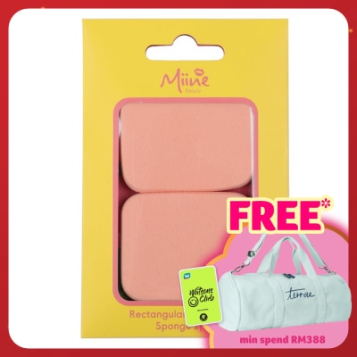 MIINE Rectangle Foundation Sponge 2s