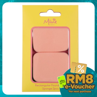MIINE Rectangle Foundation Sponge 2s