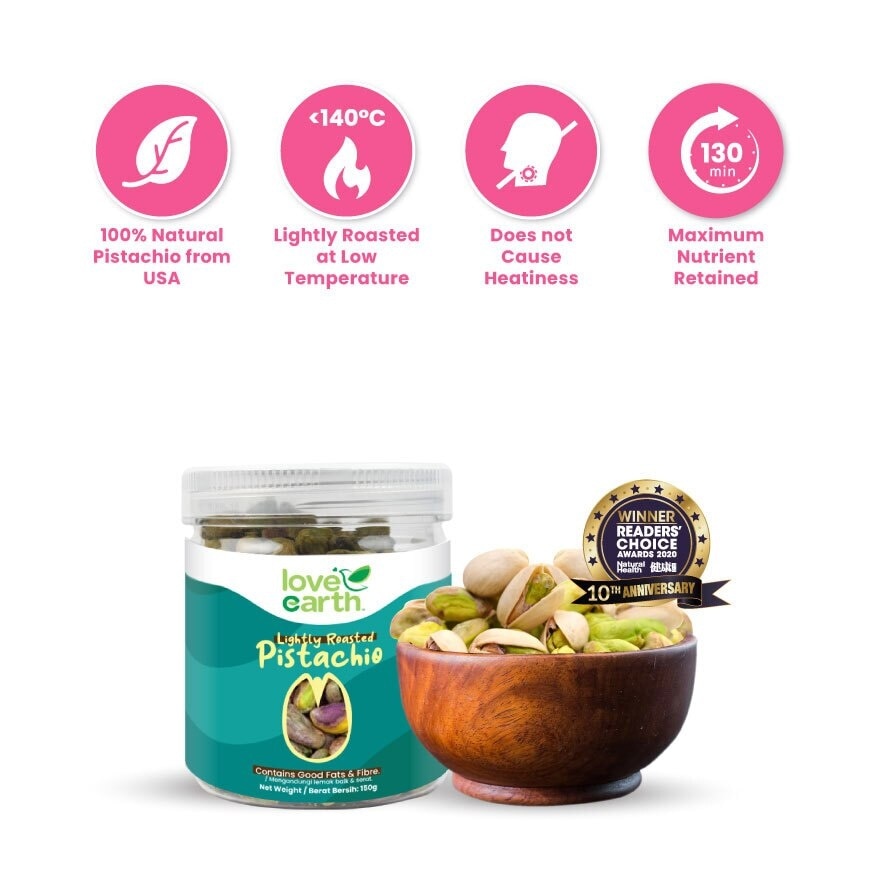 Lightly Roasted Pistachio 150g