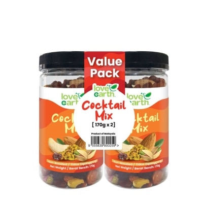 LOVE EARTH Cocktail Mix Twin Pack 170g x 2