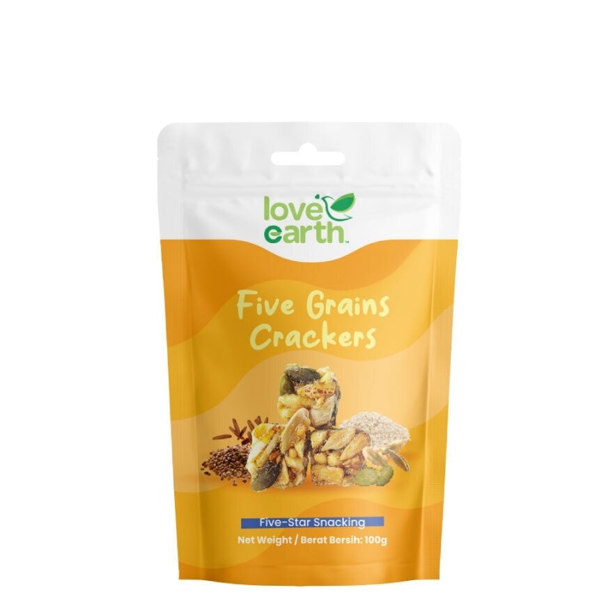 Five Grains Crackers 100g