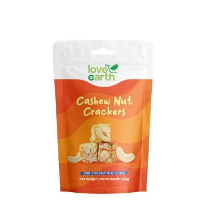 LOVE EARTH - Cashew Nut Crackers 120g
