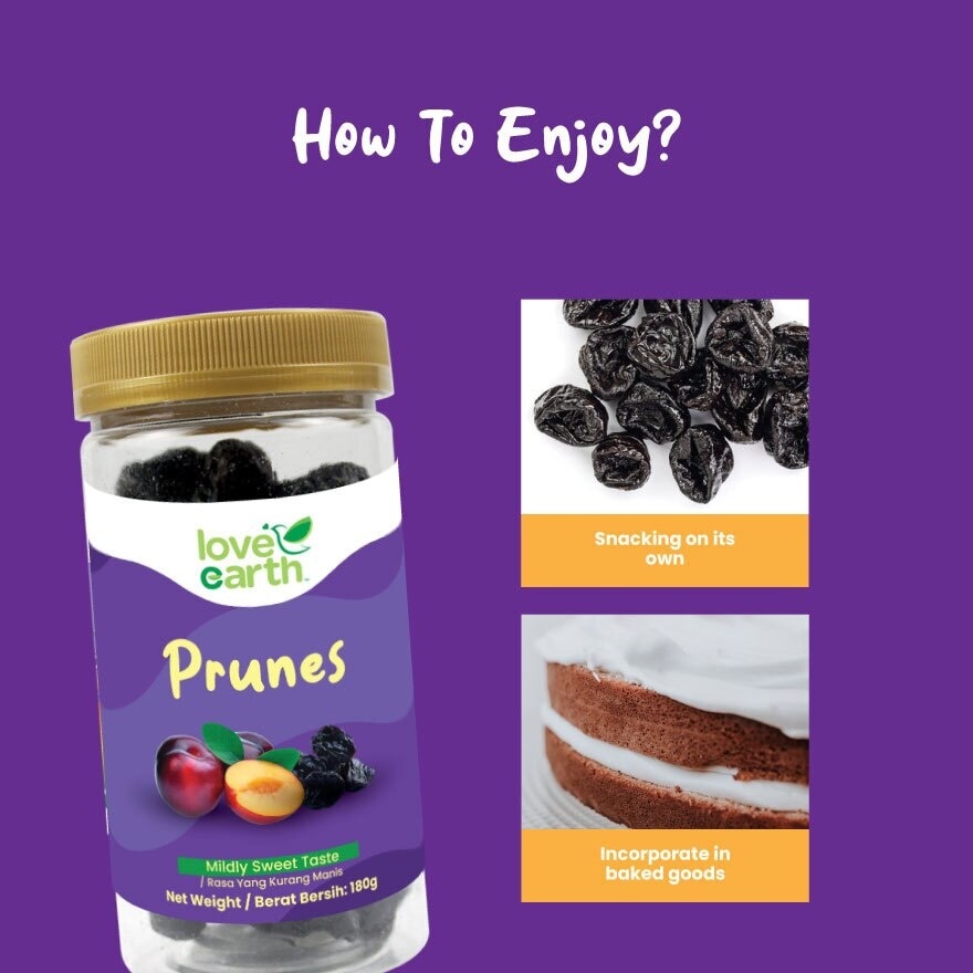 Dried Prunes 180g