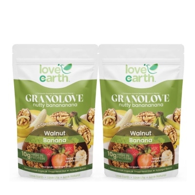 LOVE EARTH Nut Banana Granolove 300g x 2