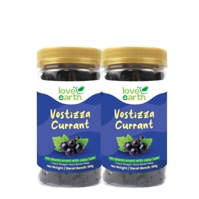 LOVE EARTH Natural Vostizza Currant Bundle 180g x 2