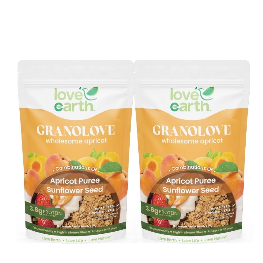 Apricot Granolove Twin Pack 300g x 2