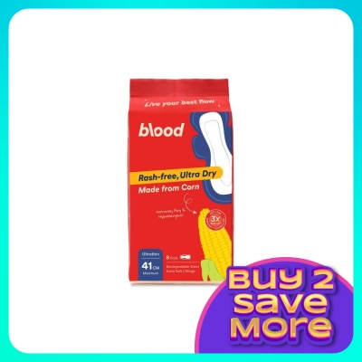 BLOOD Ultrathin Corn Pad Wings 41cm 8s