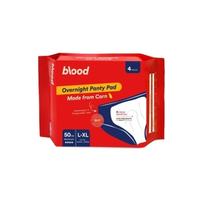 BLOOD Overnight Panty Pad L-XL 4s