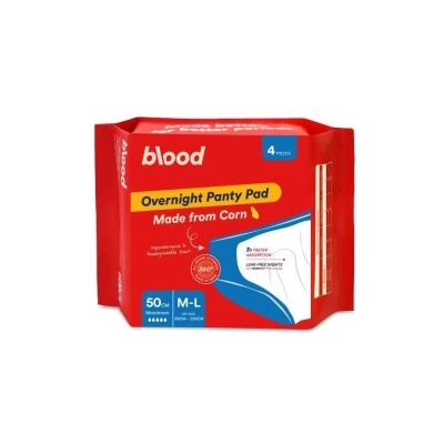BLOOD Overnight Panty Pad M-L 4s