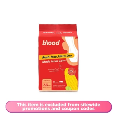 BLOOD - Ultrathin Corn Pad Extra Heavy Wings 33cm 10s
