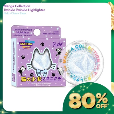 RUDE COSMETIC Manga Collection Twinkle Twinkle Highlighter Neko-Chan's Paws