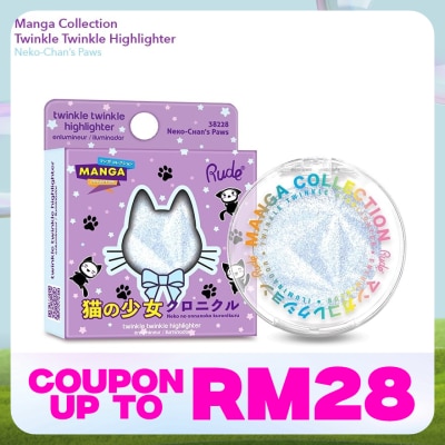 RUDE COSMETIC Manga Collection Twinkle Twinkle Highlighter Neko-Chan's Paws