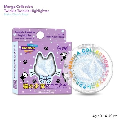 RUDE COSMETIC Manga Collection Twinkle Twinkle Highlighter Neko-Chan's Paws