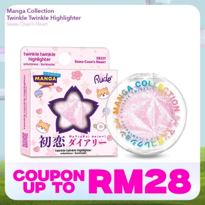 RUDE COSMETIC Manga Collection Twinkle Twinkle Highlighter Sawa-Chan's Heart