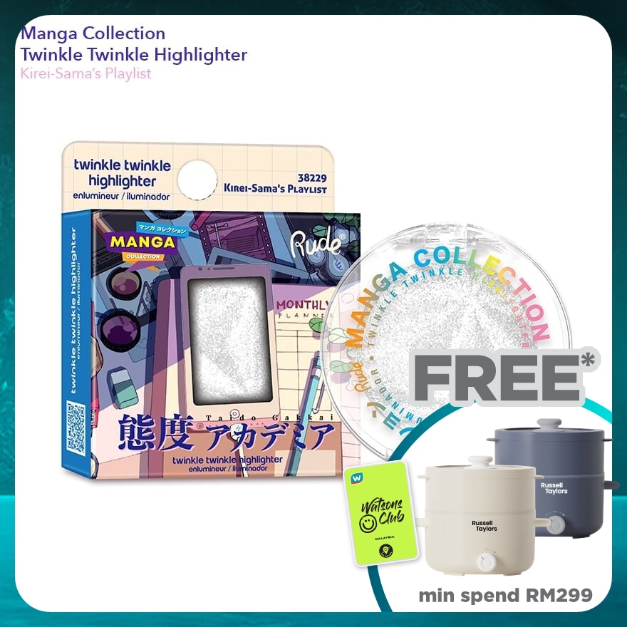 RUDE COSMETIC Manga Collection Twinkle Twinkle Highlighter Kirei-Sama's Playlist
