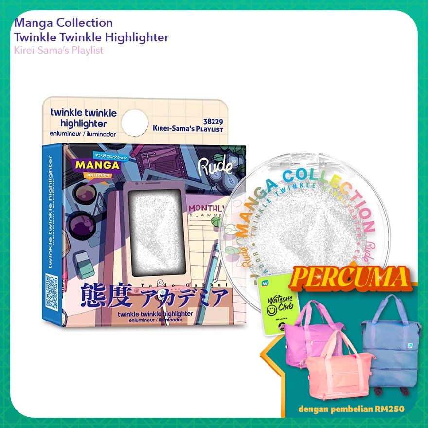 RUDE COSMETIC Manga Collection Twinkle Twinkle Highlighter Kirei-Sama's Playlist