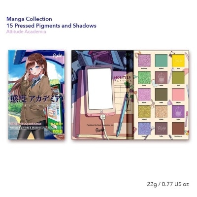 RUDE COSMETIC Manga Collection Palette Attitude Academia