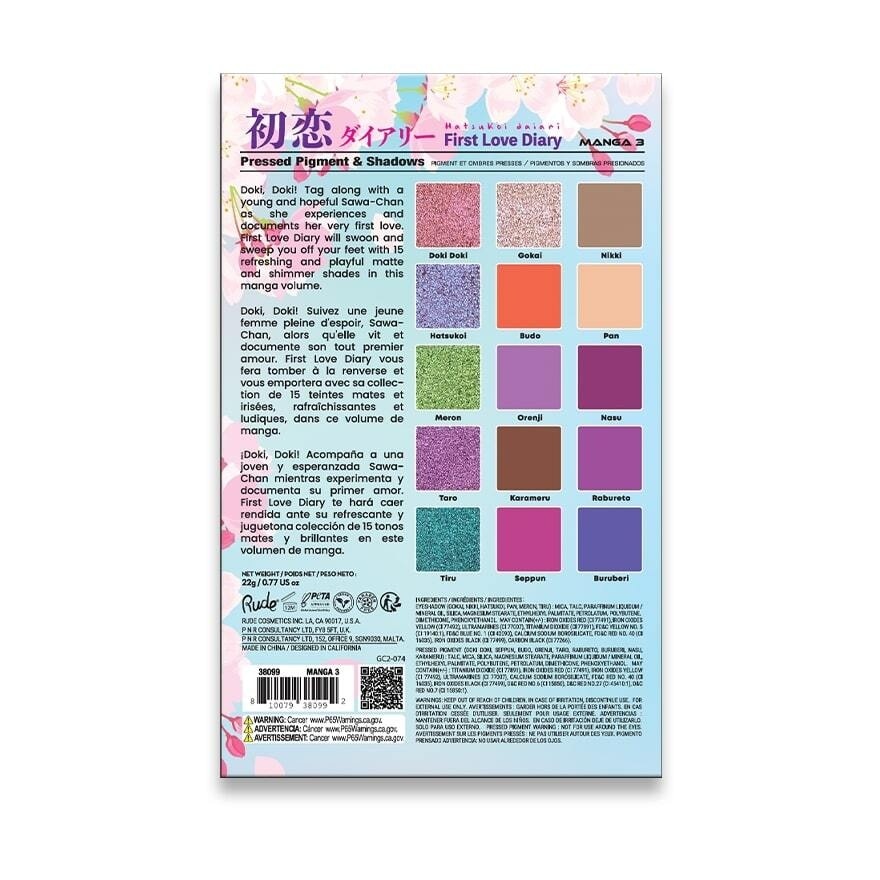 Manga Collection Palette First Love Diary