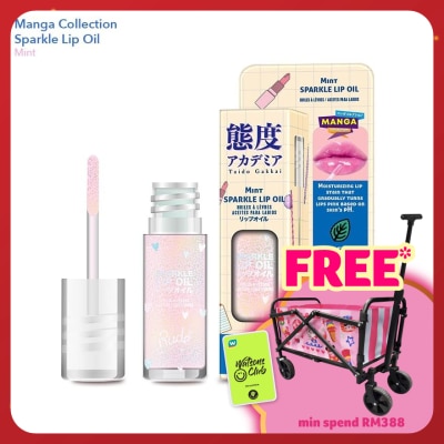RUDE COSMETIC Manga Collection Manga Sparkle Lip Oil Mint