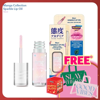RUDE COSMETIC Manga Collection Manga Sparkle Lip Oil Mint