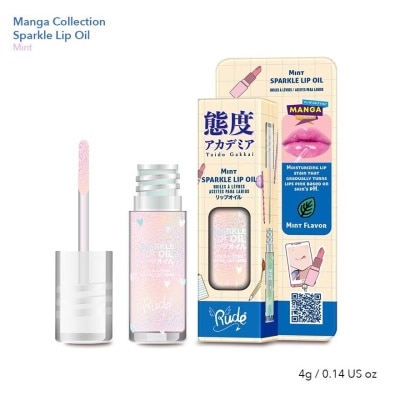 RUDE COSMETIC Manga Collection Manga Sparkle Lip Oil Mint