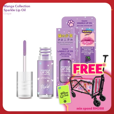 RUDE COSMETIC Manga Collection Manga Sparkle Lip Oil Grape