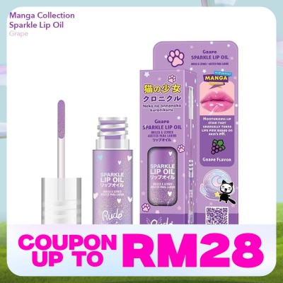 RUDE COSMETIC Manga Collection Manga Sparkle Lip Oil Grape