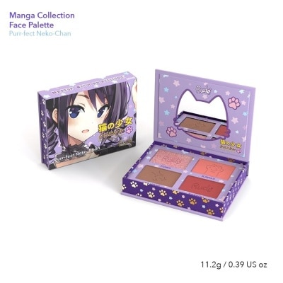 RUDE COSMETIC Manga Collection Face Palette Purr-fect Neko-Chan