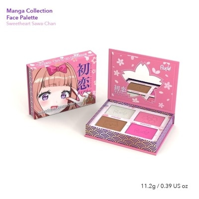 RUDE COSMETIC Manga Collection Face Palette Sweetheart Sawa-Chan