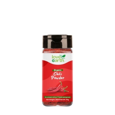 LOVE EARTH Organic Chili Powder 60g