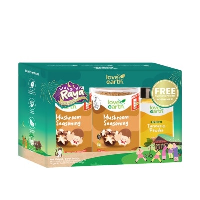 LOVE EARTH Mushroom Seasoning Raya Special Pack (FOC Turmeric Powder)