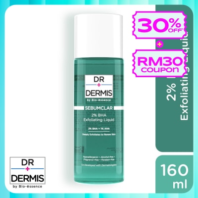 DR. DERMIS Sebumclar 2% BHA Exfoliating Liquid 160ml