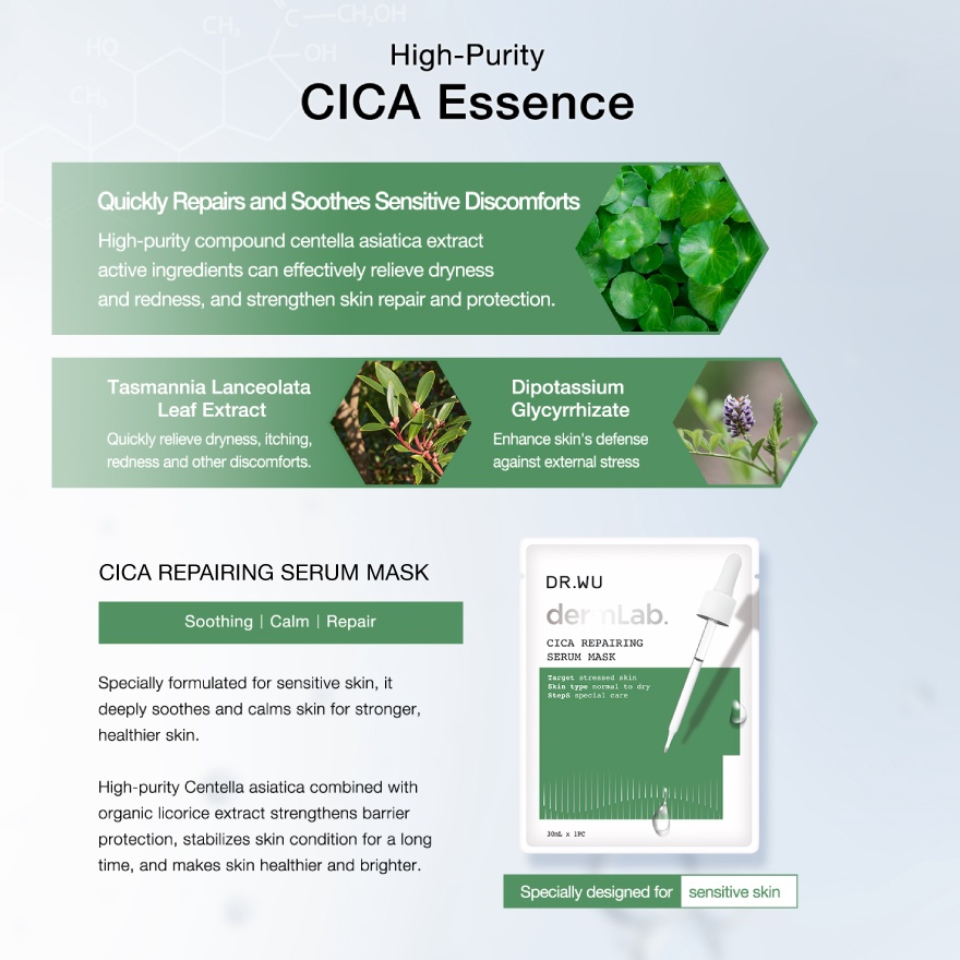 DermLab Cica Repairing Serum Mask 1s image