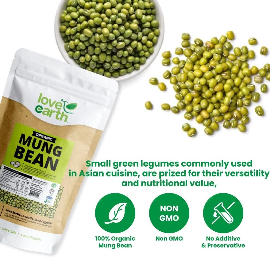 Organic Mung Bean 580g