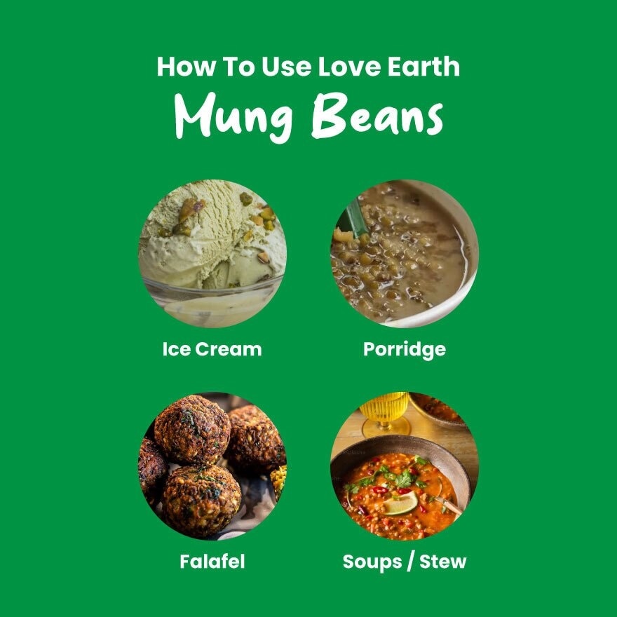 Organic Mung Bean 580g