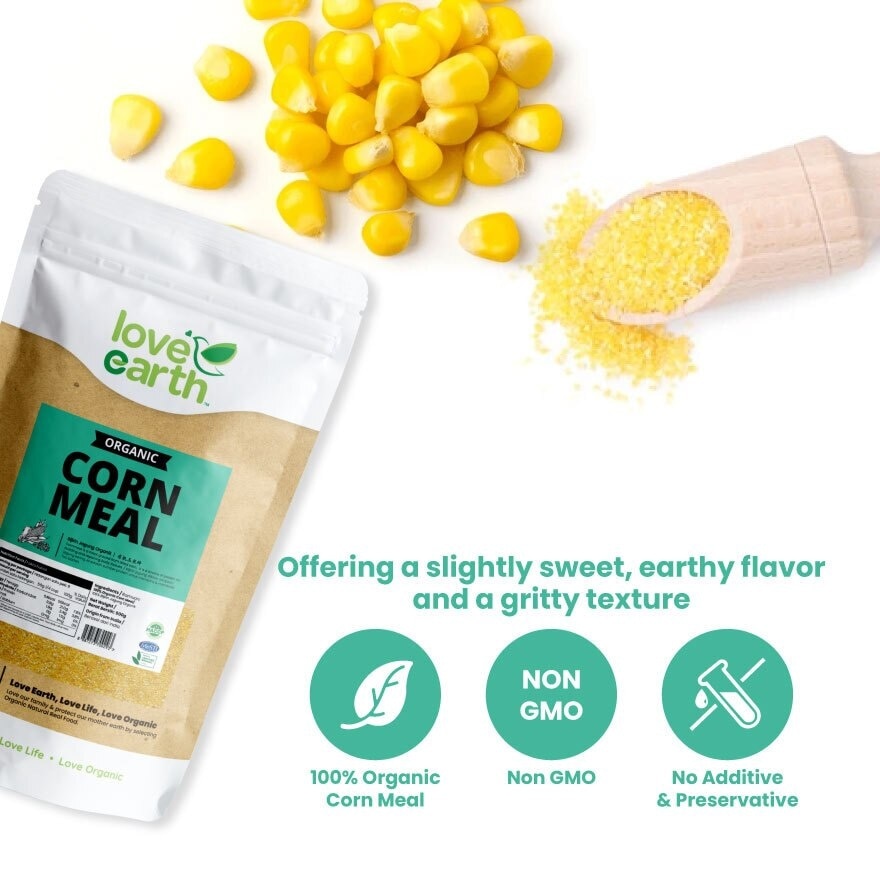 Organic Corn Meal 500g