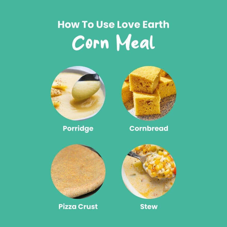 Organic Corn Meal 500g