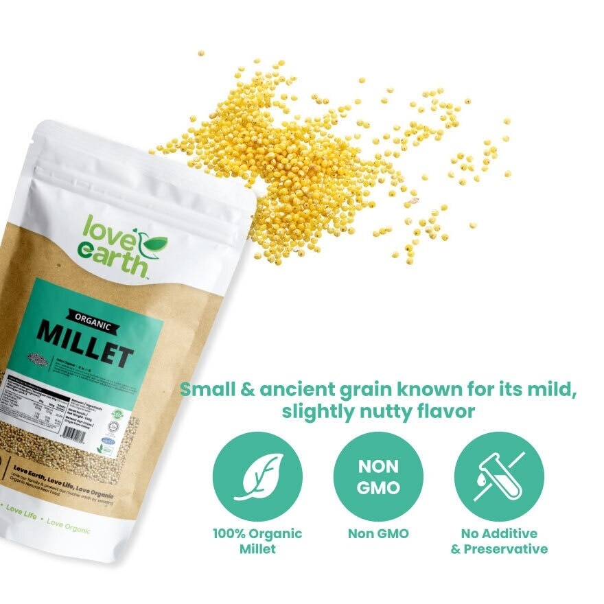 Organic Hulled Millet 530g