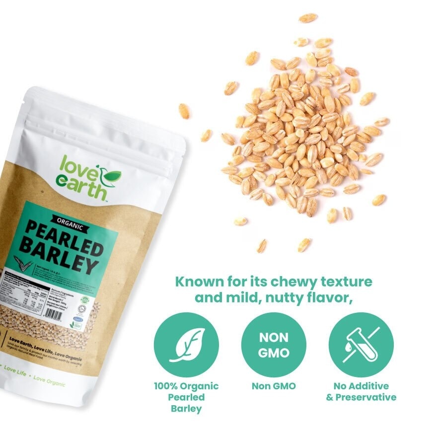 Organic Pearled Barley 580g