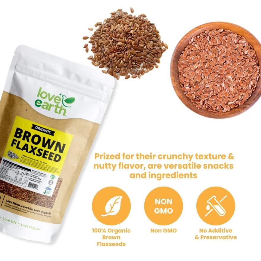 Organic Brown Flaxseed 420g