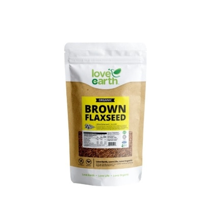 LOVE EARTH Organic Brown Flaxseed 420g