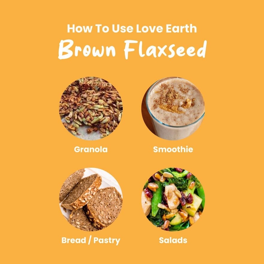 Organic Brown Flaxseed 420g