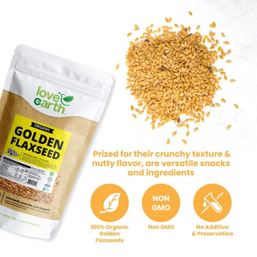 Organic Golden Flaxseed 400g