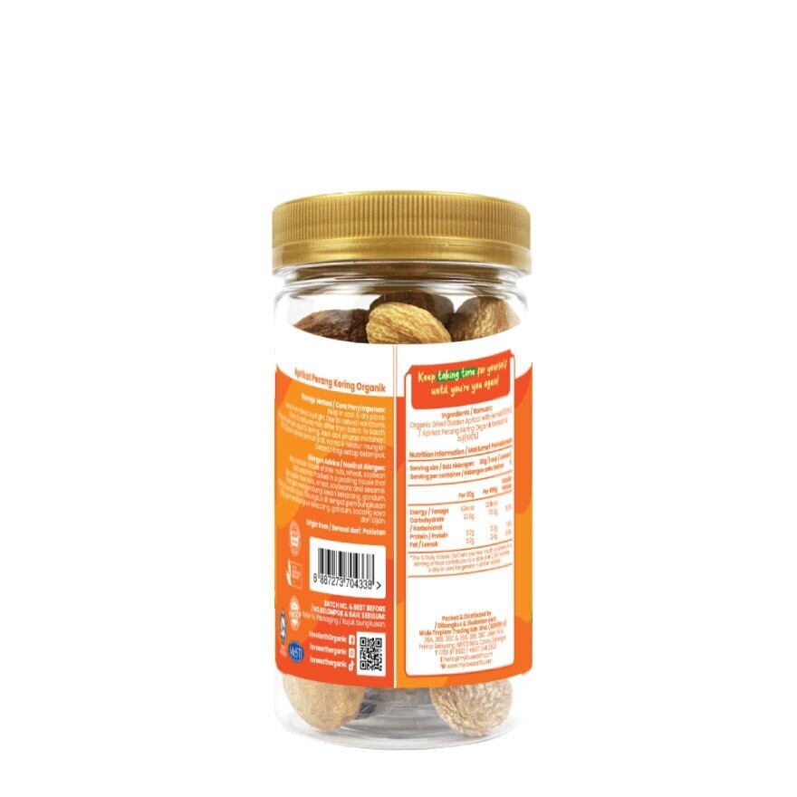 Organicanic Dried Golden Apricot 160g