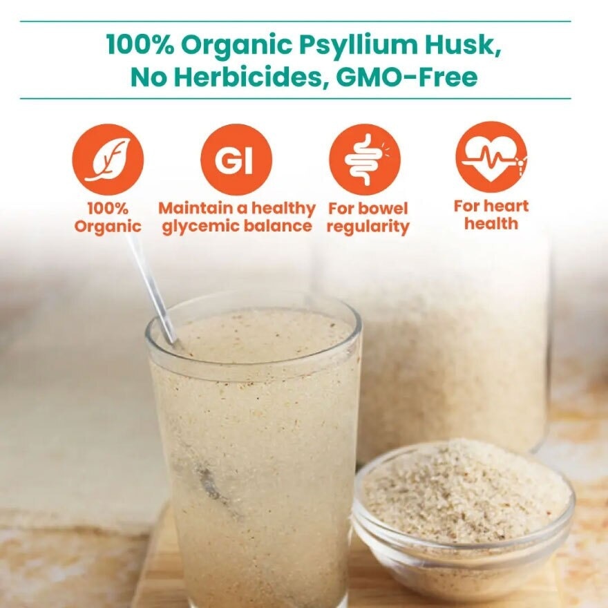 Organic Psyllium Husk Twin Pack 250g x 2