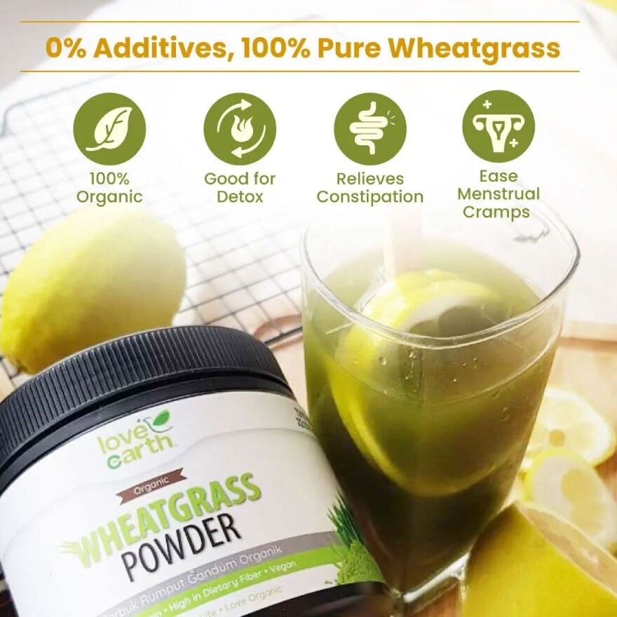 Organic Wheatgrass Powder Twin Pack 185g x 2