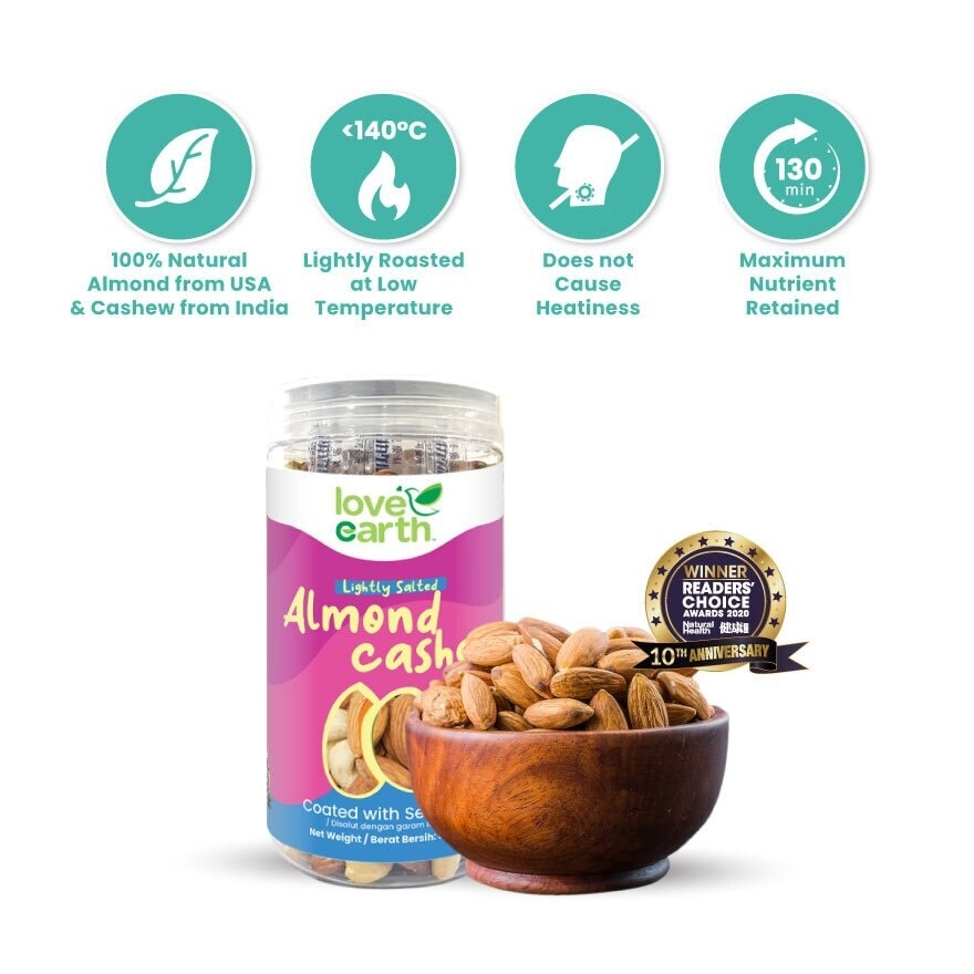 Lightly Salted Almond Cashew 330g